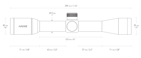 Оптический прицел Hawke Vantage 4x32 30/30 (14100)